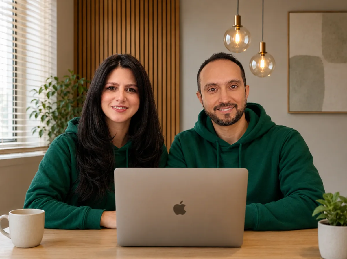 Cesar y Cata Beltran, fundadores de Hey Zaldo