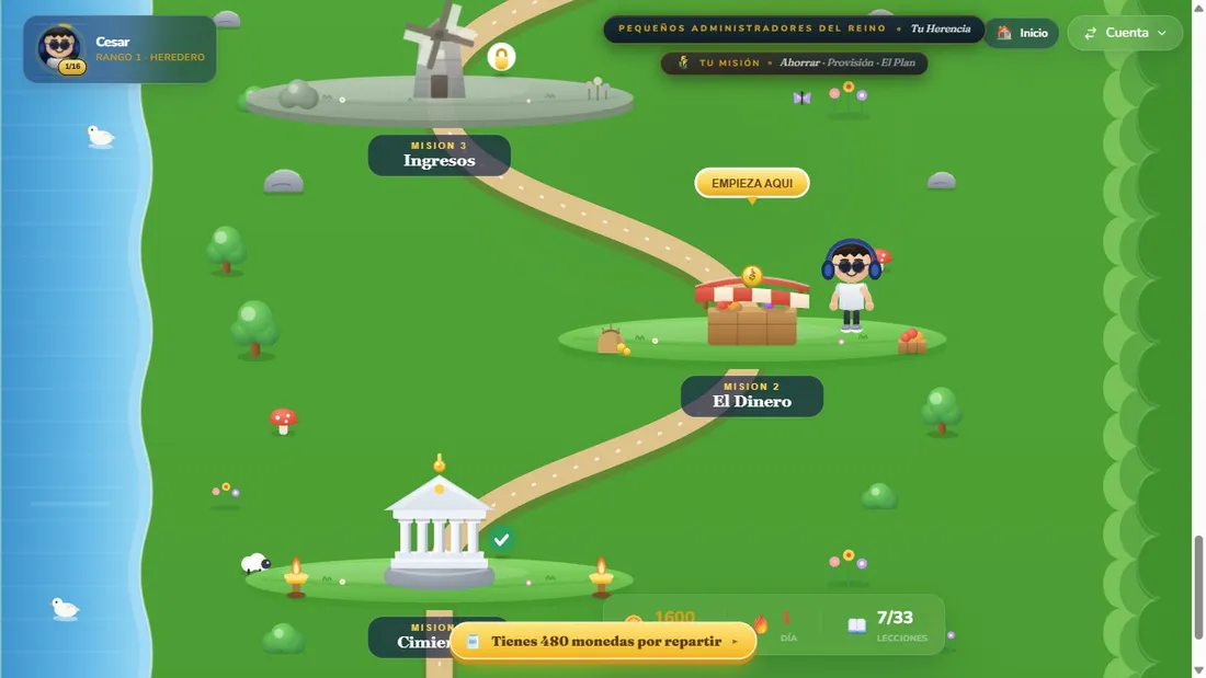 Mapa de misiones de Zaldito